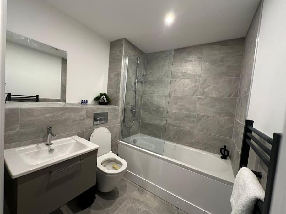 Stylish Central York Apartment Free Parking & Gym Eksteriør billede